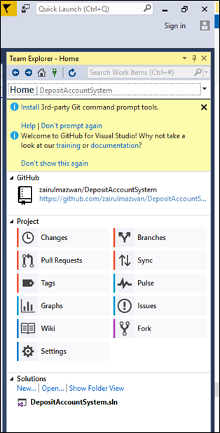 Making changes to repository